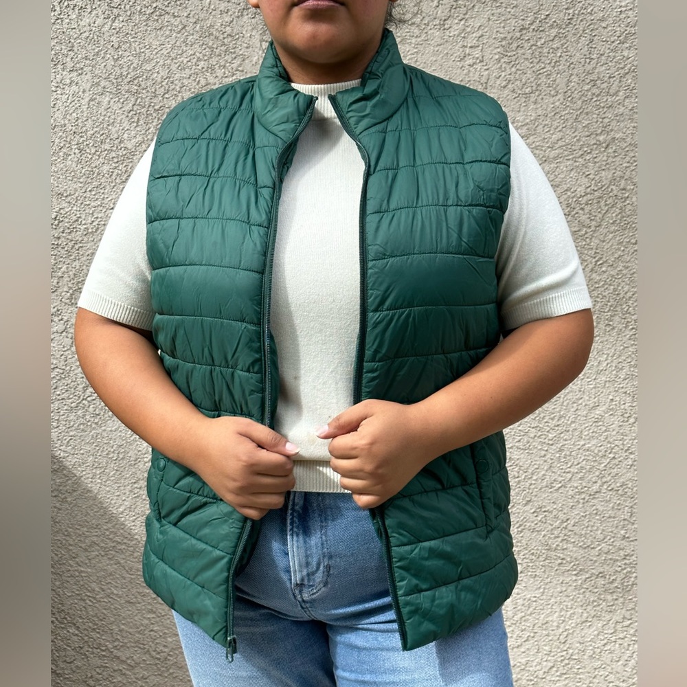 Green Goodfellow & Co. puffer vest